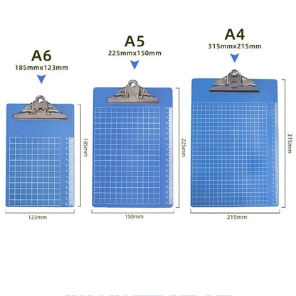 A4/A5/A6 Writing Clipboard with Stainless Steel Clip