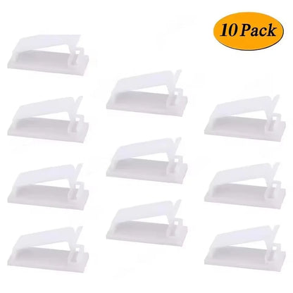 Self-Adhesive Cable Organizer Clips