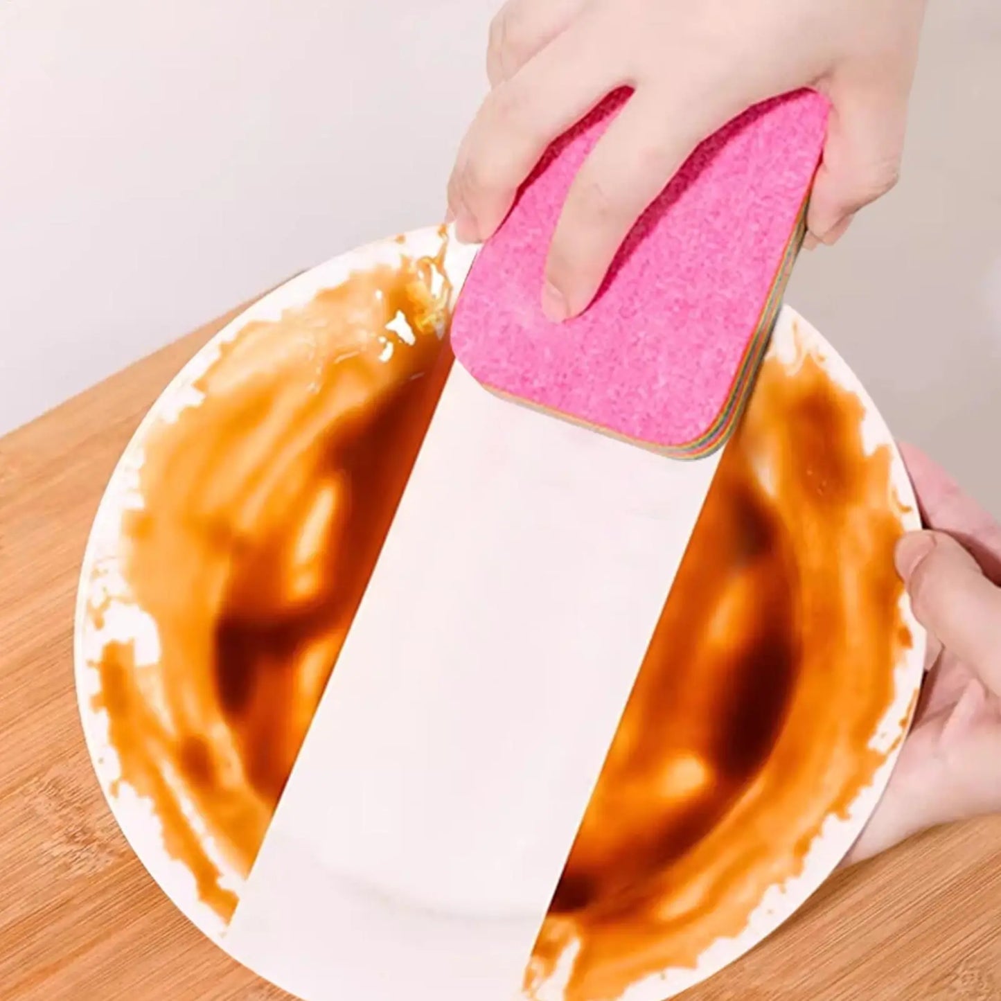 Peelable Layer Cleaning Sponge