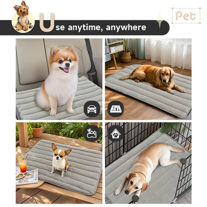 Orthopedic Plush Pet Bed Mat for Dogs & Cats