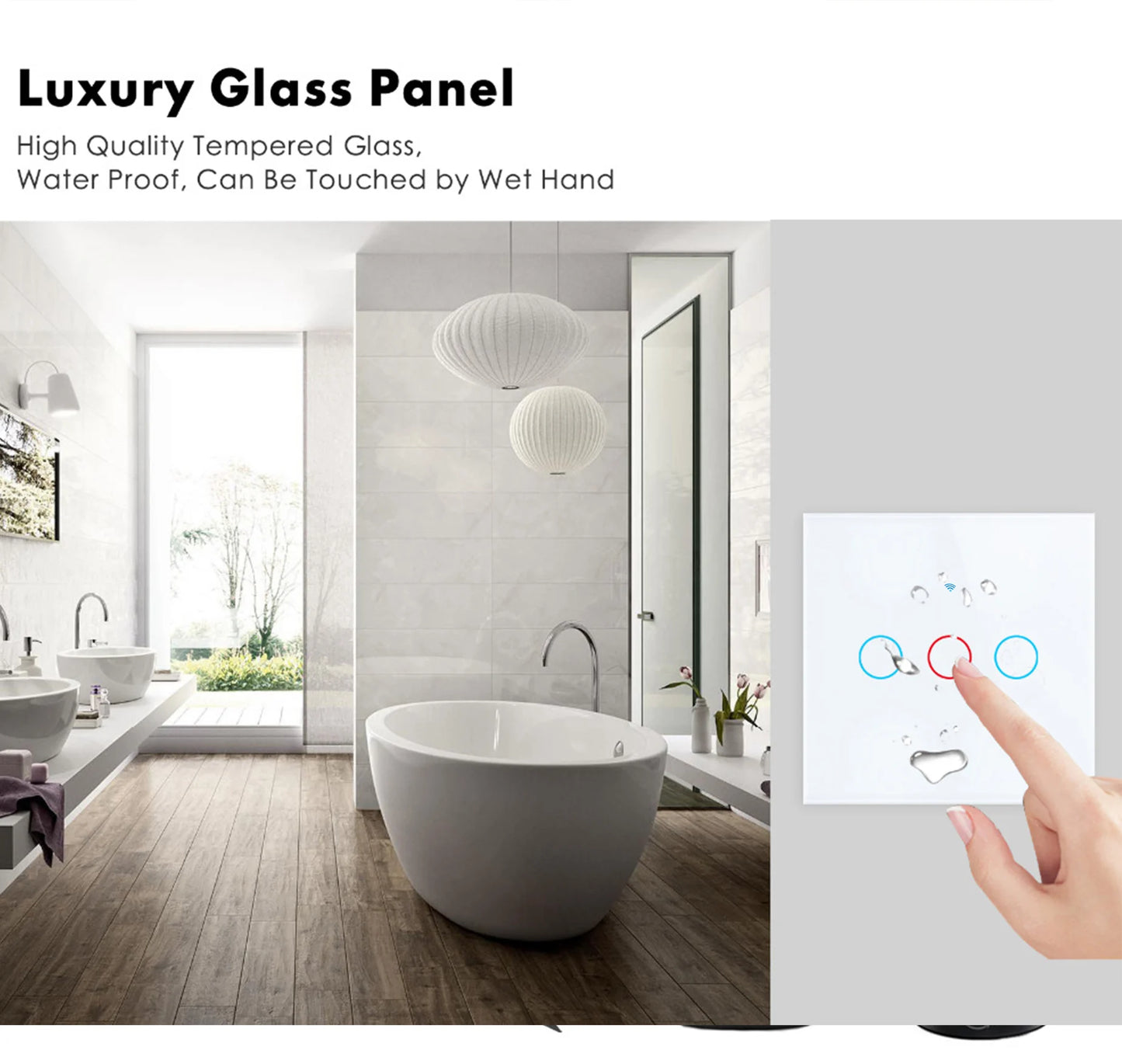 Touch Control Smart Wall Switch for Alexa & Google Home