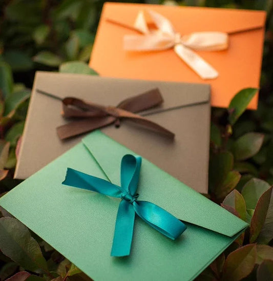 Pearlescent Ribbon Gift Envelopes