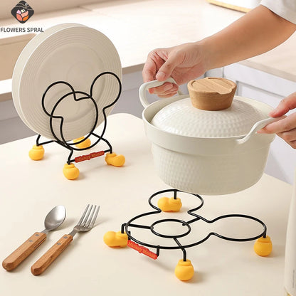 Multifunctional Kitchen Pot & Utensil Rack