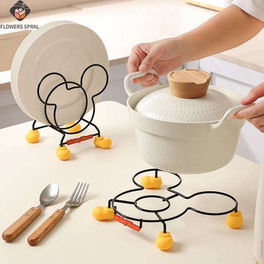 Multifunctional Kitchen Pot & Utensil Rack