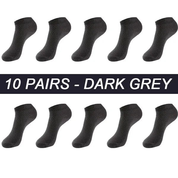 Men’s Bamboo Fiber Socks 10 Pairs