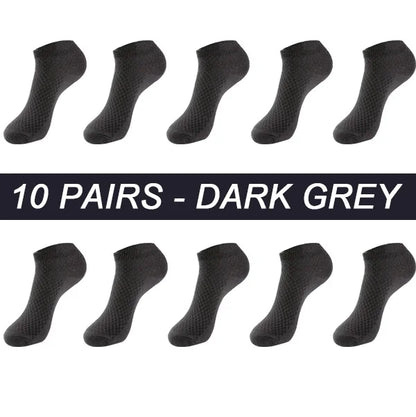 Men’s Bamboo Fiber Socks 10 Pairs