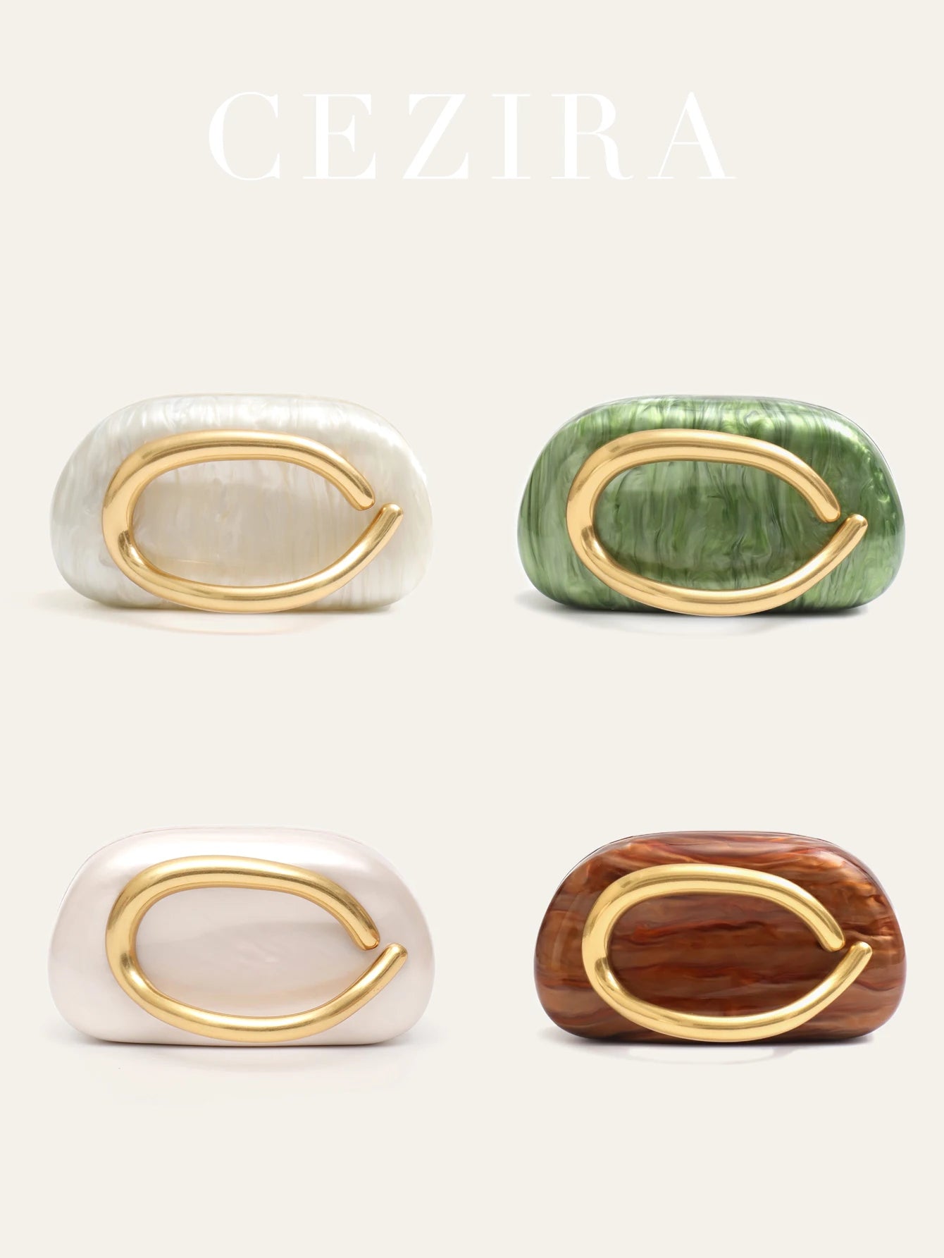 Luxury Acrylic Evening Clutch Bag