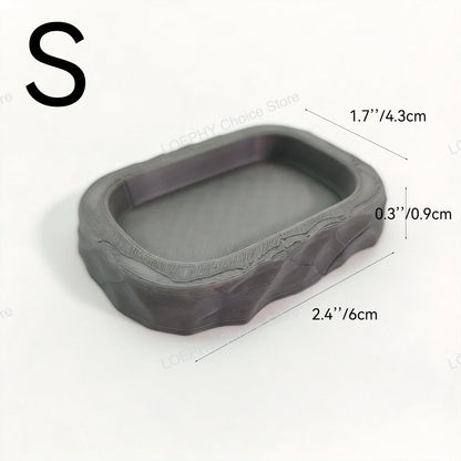 Stone Style Reptile Water Dish Bowl
