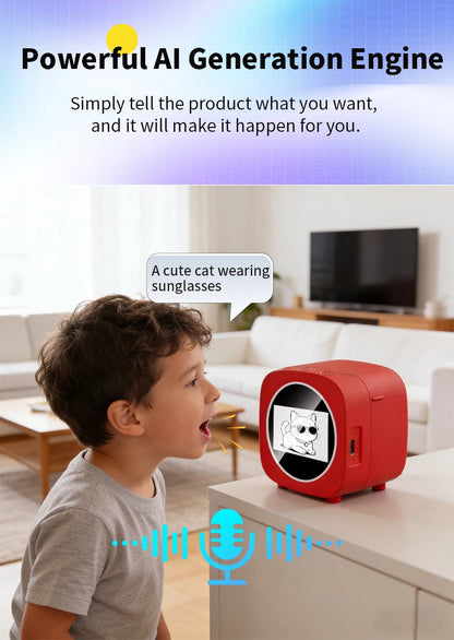 AI Smart Thermal Photo Printer