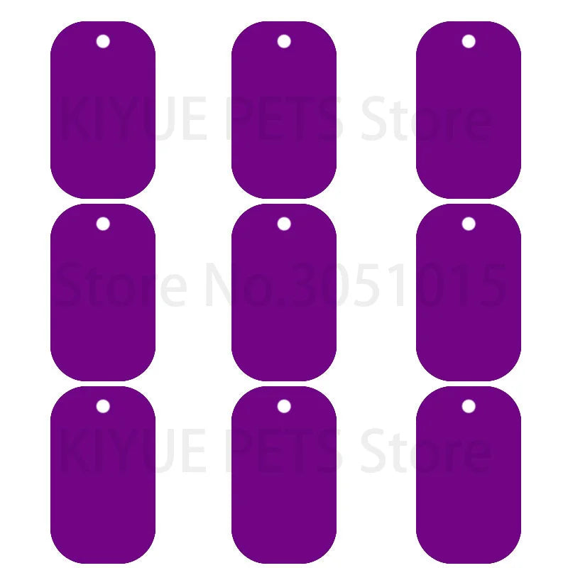 Personalized Aluminum Dog Tags – Custom Pet ID Tags