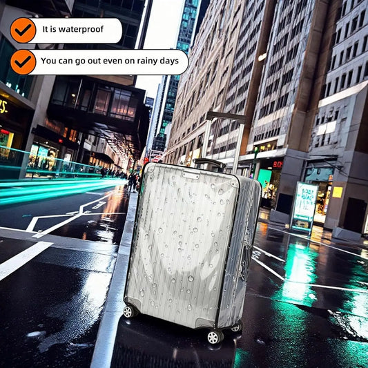 Clear Waterproof PVC Suitcase Cover