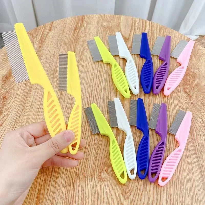 Stainless Steel Pet Flea & Shedding Comb