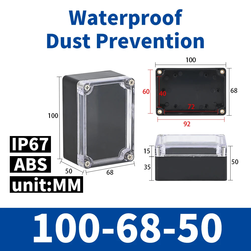 Waterproof ABS Electrical Project Enclosure Box