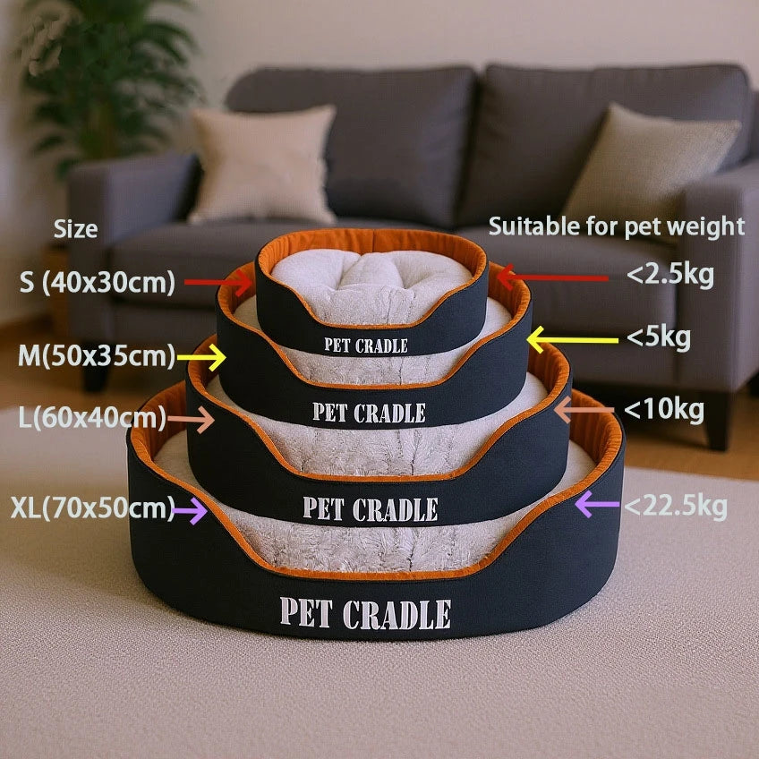 Comfort Plush Pet Nest Bed
