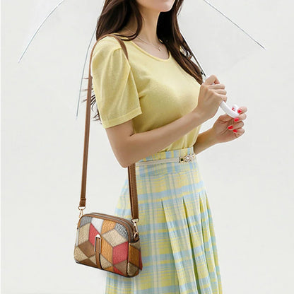 Women’s Designer Style Plaid Shoulder & Crossbody Tote Bag