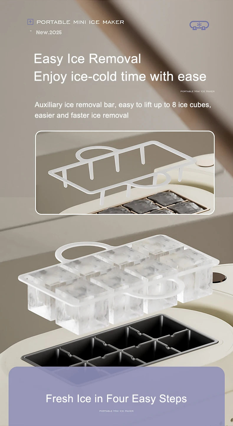Portable Mini Ice Maker