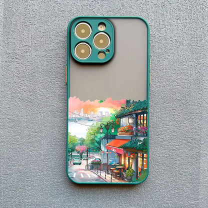 iPhone Case Illustrated Townscape