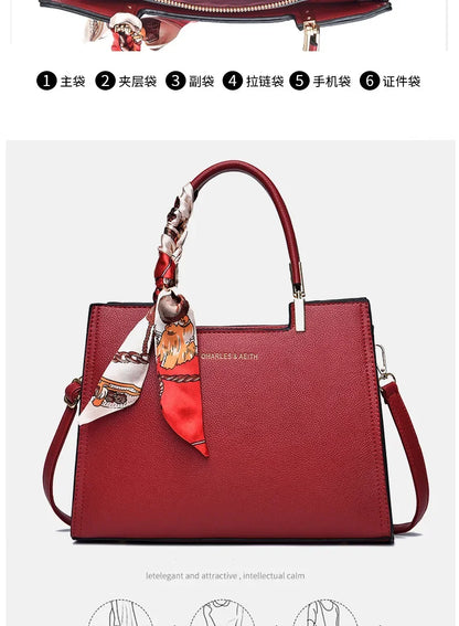 Luxury Women’s Structured Satchel Shoulder & Crossbody Handbag
