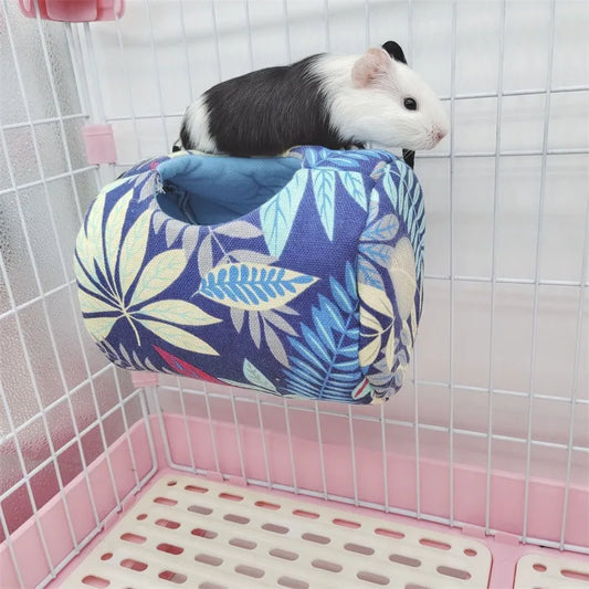 Hamster Hanging House & Soft Cotton Hammock for Small Animals