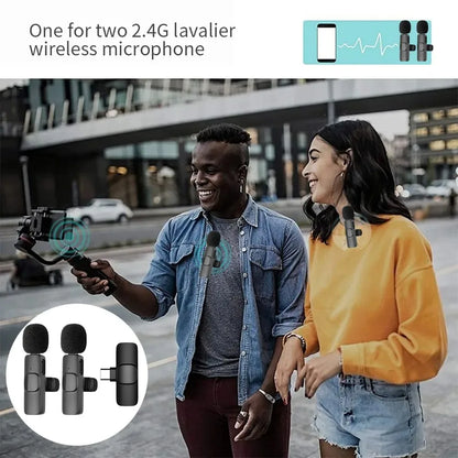 2.4GHz Wireless Lavalier Microphone Kit