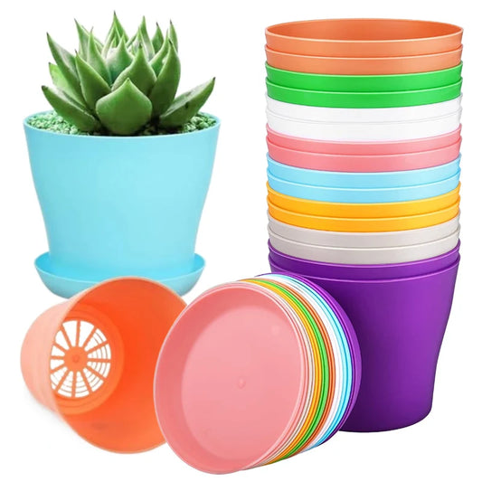 Mini Flower Pot with Tray