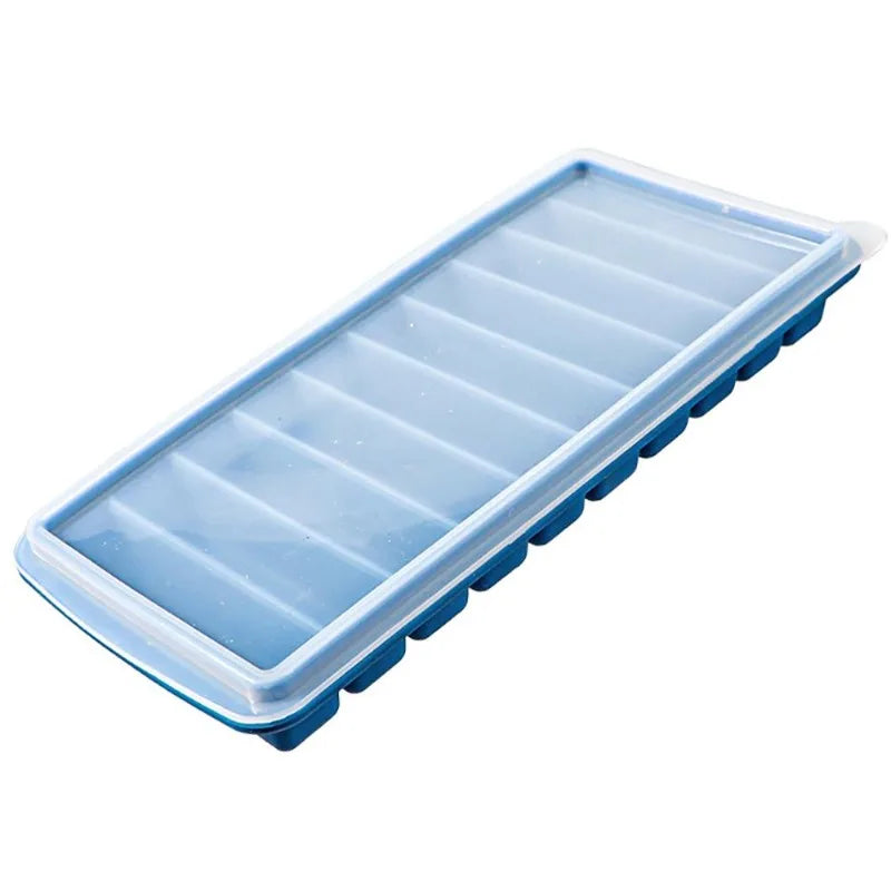 Silicone Long Ice Stick Tray with Spill-Resistant Lid