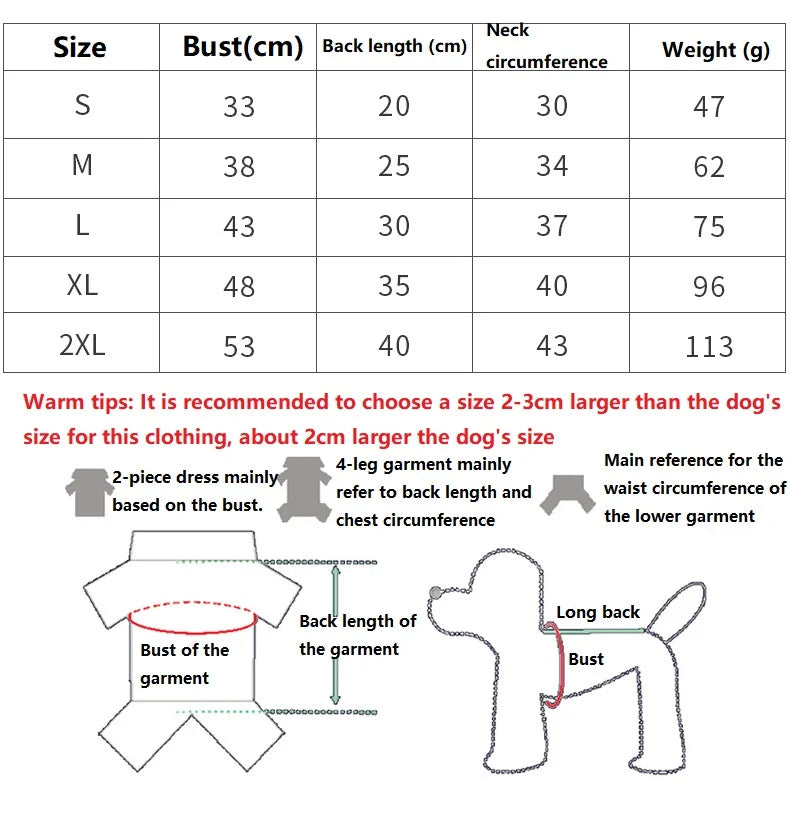 Soft Fleece Winter Dog Jacket