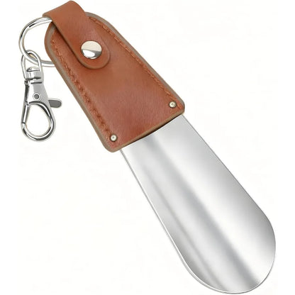 Portable Stainless Steel Shoe Horn Keychain