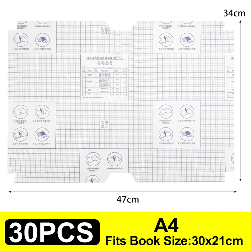 Clear Self-Adhesive Book Covers