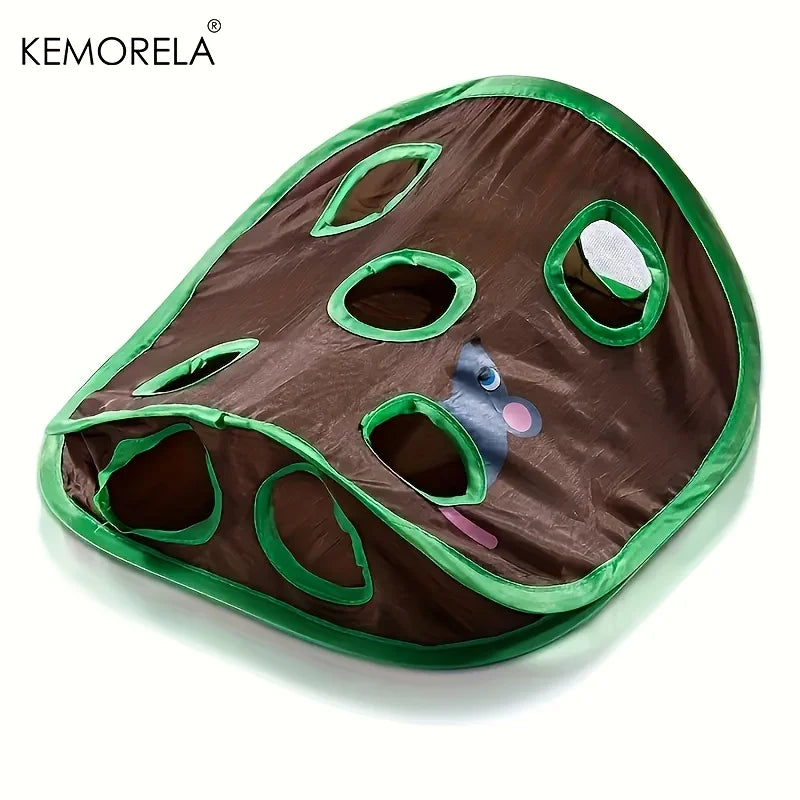 KEMORELA Cat Interactive Hide & Seek Tunnel Toy