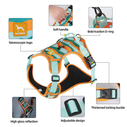 Reflective Adjustable Dog Harness for Medium & Large Dogs