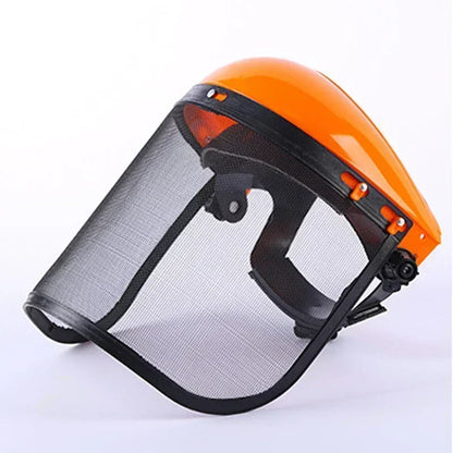Garden Safety Helmet with Mesh Face Shield