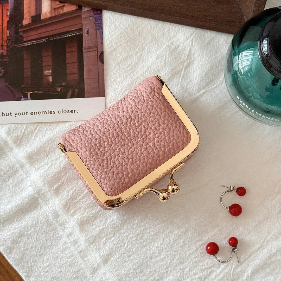 Mini Kiss Lock Jewelry Pouch