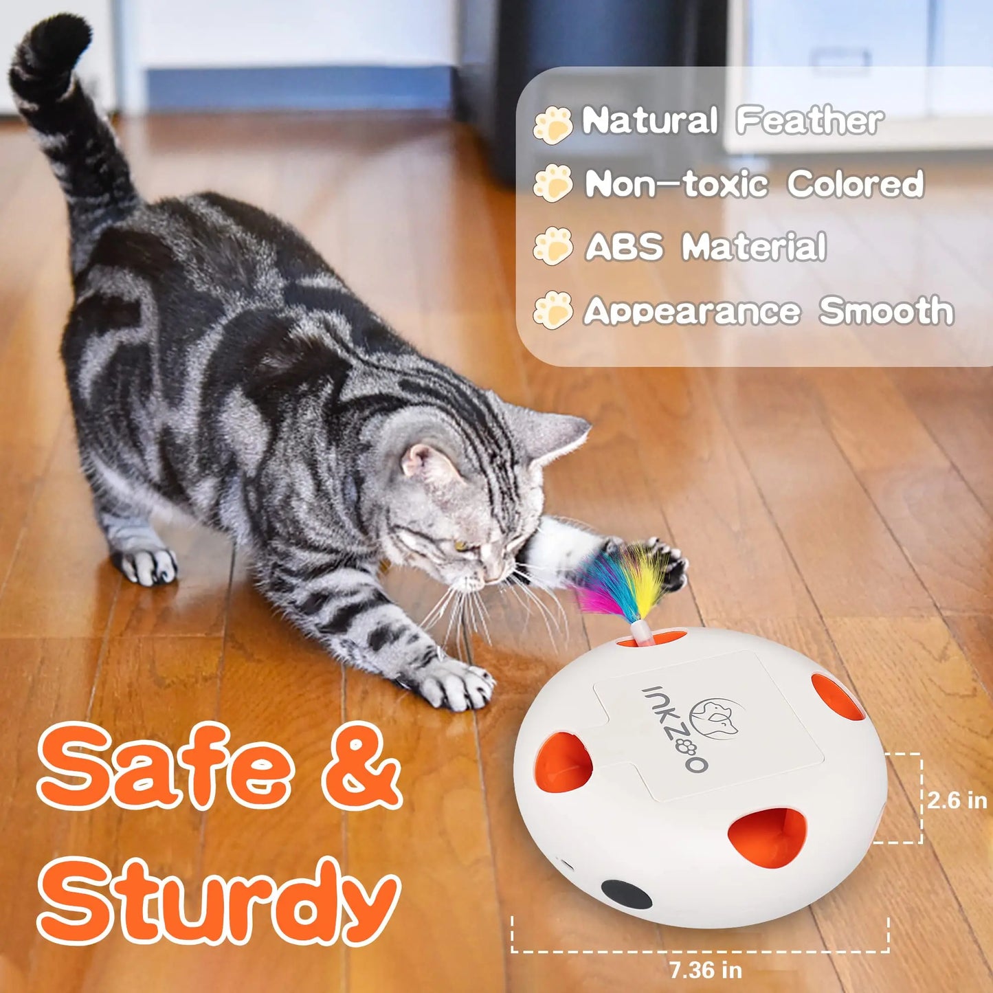 Interactive Whack-A-Mole Cat Toy