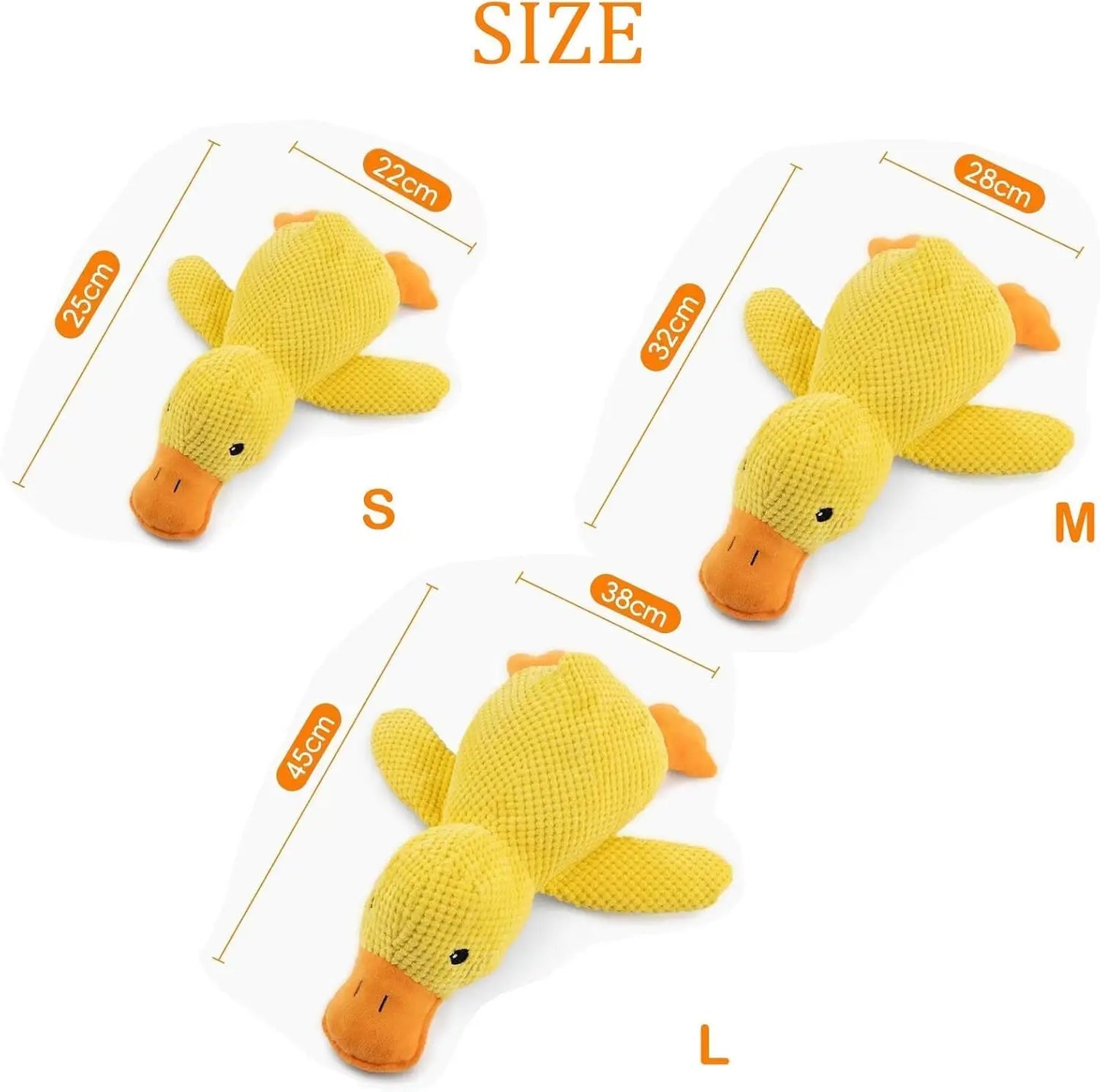 Duck Plush Squeaky Dog Toy