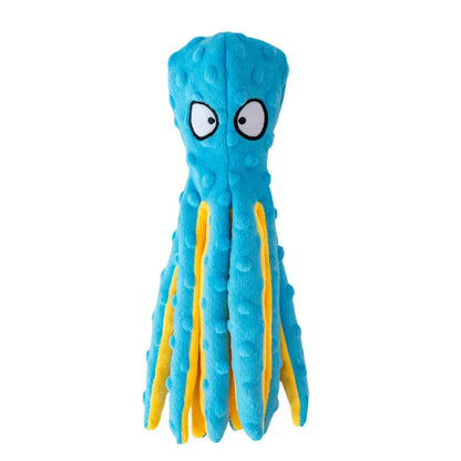 Stuffing-Free Octopus Squeaky Dog Toy