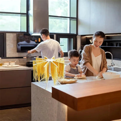 Collapsible Pasta Drying Rack with 10 Arms