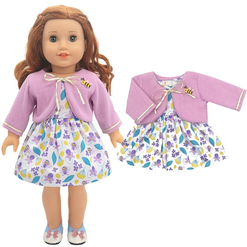 18 Inch  Baby Girl Doll Clothes