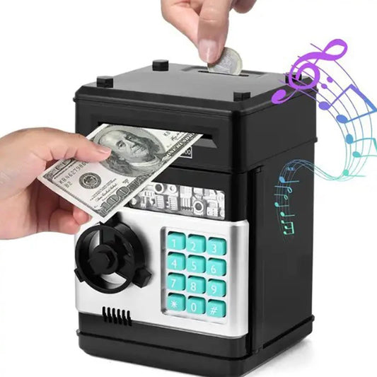 Electronic Mini Safe Piggy Bank with Password Lock