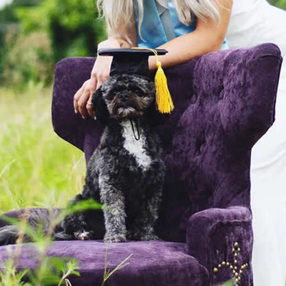 Pet Graduation Cap with Tassel