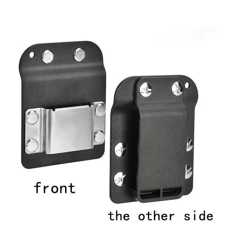 Clip-On Tool Belt Drill Holder