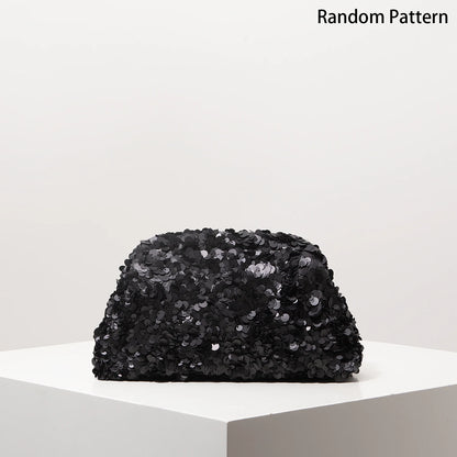 Sequin Evening Clutch Bag