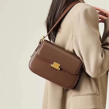 Vintage Leather Crossbody Handbag