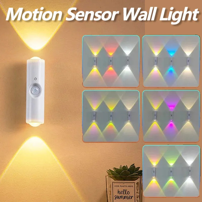 Smart RGB Motion Sensor Wall Light
