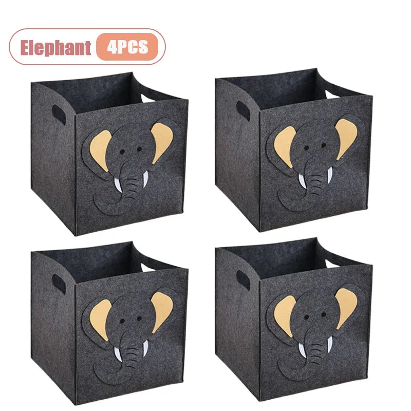 Felt Pet Toy & Household Storage Basket