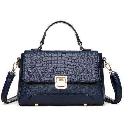 Large Capacity Leather Crossbody Handbag for Women