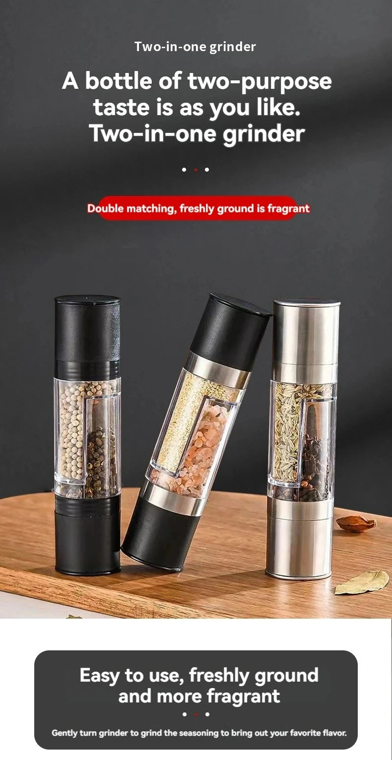 Manual Dual Salt and Pepper Mill