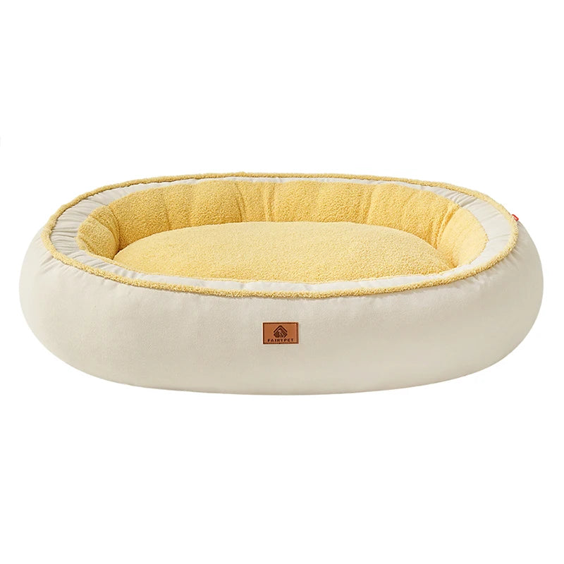 Washable Fleece Dog Bed