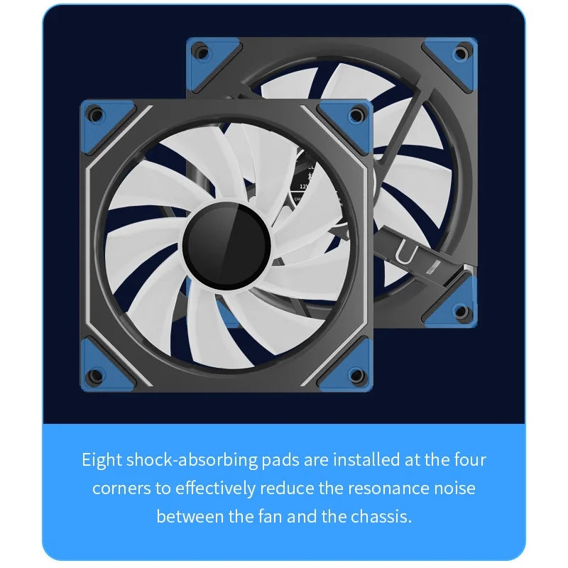 120mm ARGB Infinity Mirror Cooling Fan with PWM Control