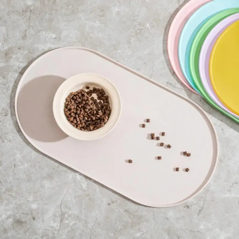 Non-Slip Waterproof Pet Feeding Mat for Cats & Dogs